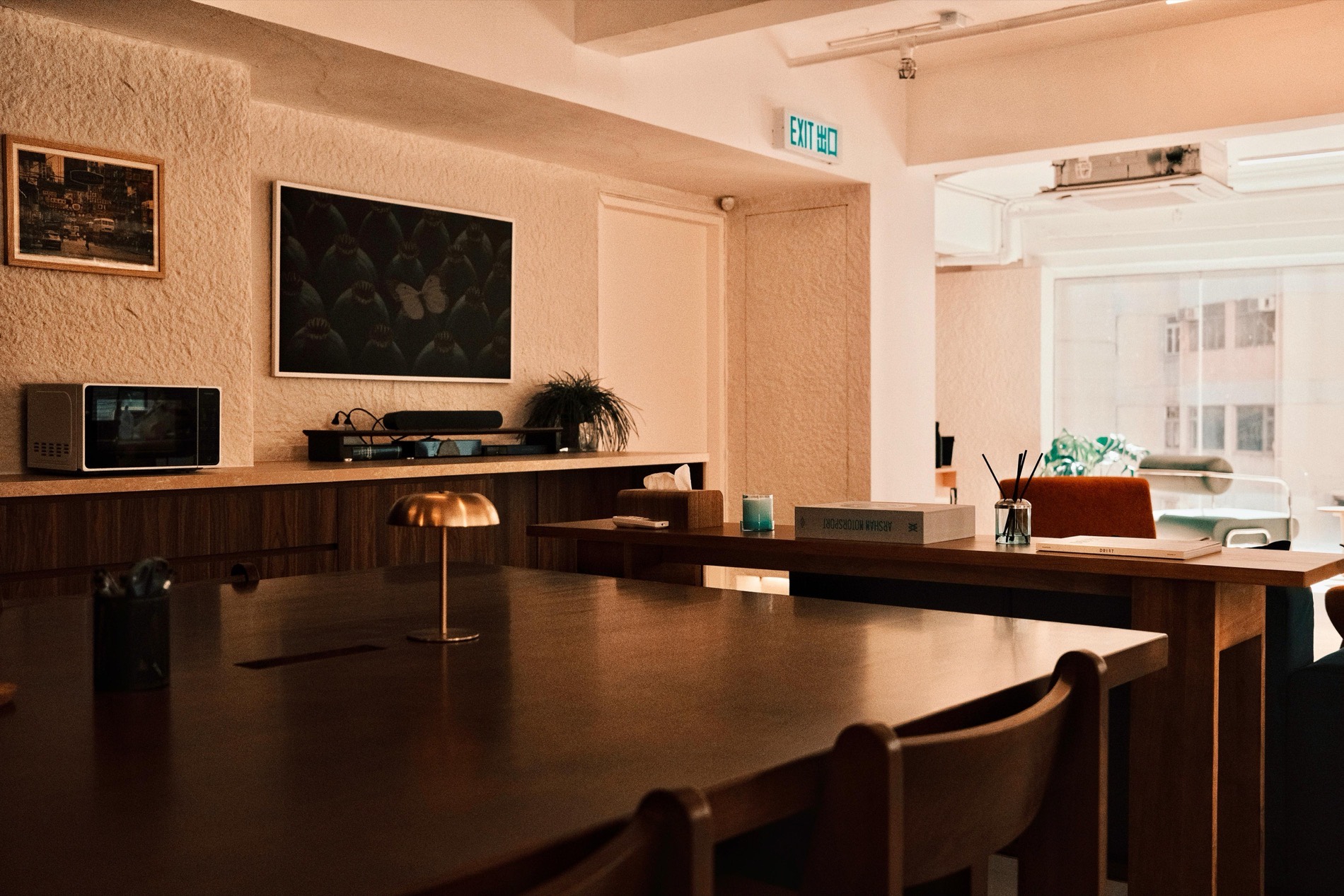 The long table at The Studio